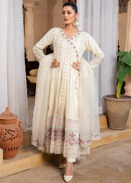 Malhaar Chiffon Embroidered Ready-to-wear Formal Dress 046