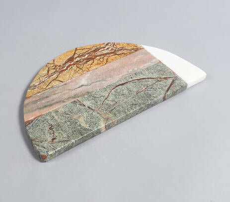 Modern Textured Cheeseboard l Natural Marble