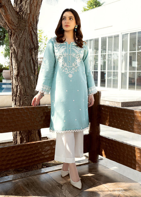 Panache baby blue Cotton dress 009