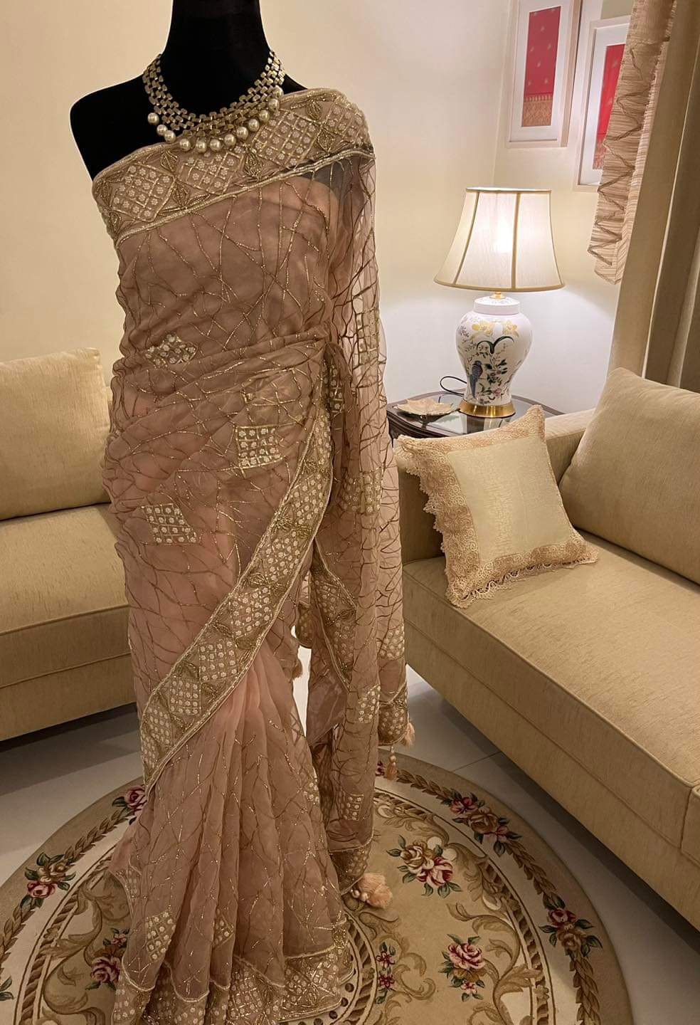 Tehreem - Stunning Muslin Saree