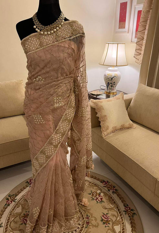 Tehreem - Stunning Muslin Saree